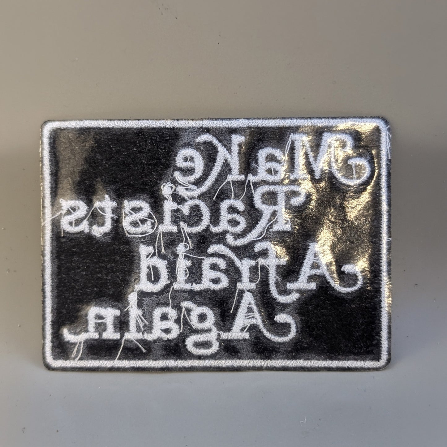 Make Racists Afraid Again Patch – Statement-Aufnäher (Rubber Backed)