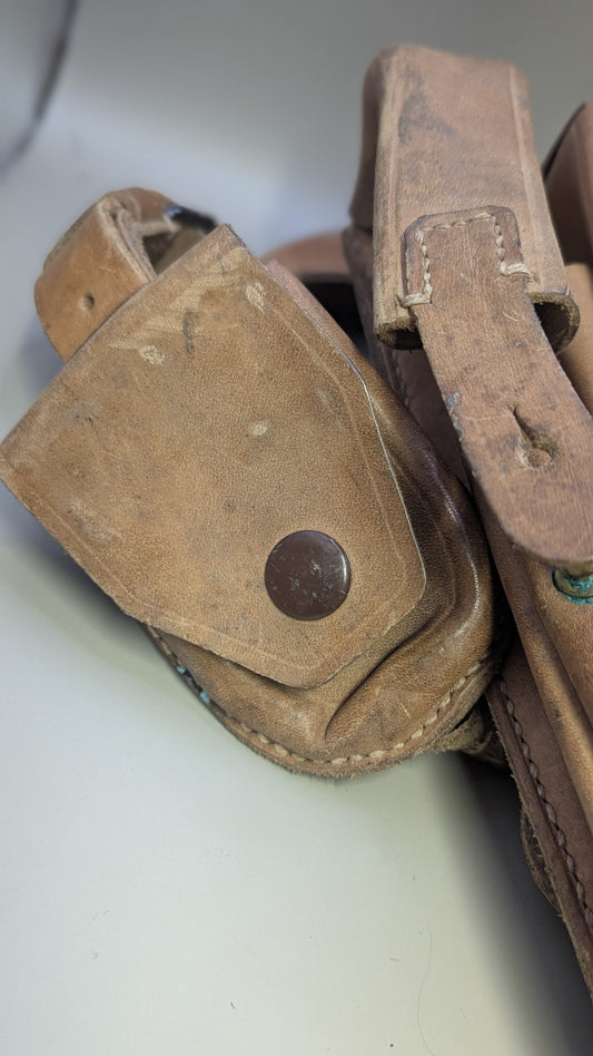 Originale Leder-Magazintasche (MP40/Thompsoon/MP56) – authentisches Accessoire für Sci-Fi & Reenactment (T2)